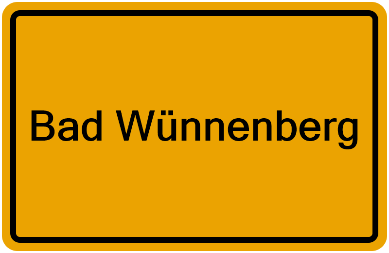 Handelsregisterauszug Bad Wünnenberg